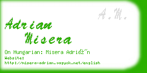 adrian misera business card